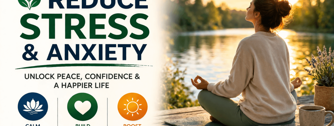 Reduce Stress & Anxiety - Unlock Peace, Confidence & a Happier Life